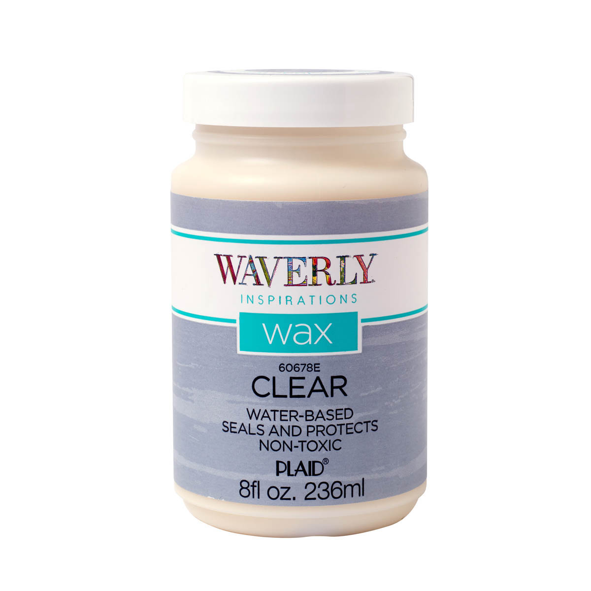 Waverly Inspirations Chalk Paint Wax, Ultra Matte, White, 8 fl oz 