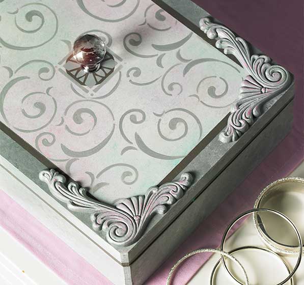 Hand Painted Jewelry Box Ideas - Girl in the Garage®