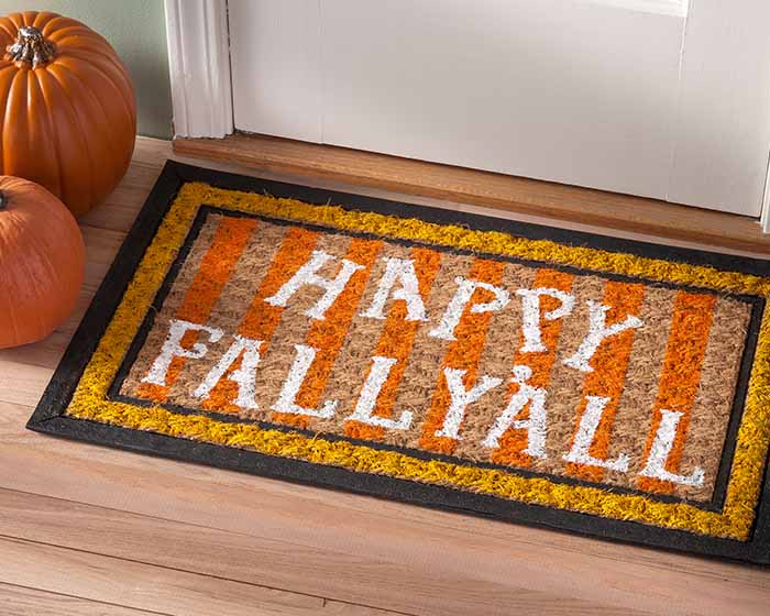 Fall Doormat, Fall Front Porch Decor, It's Fall Yall Doormat