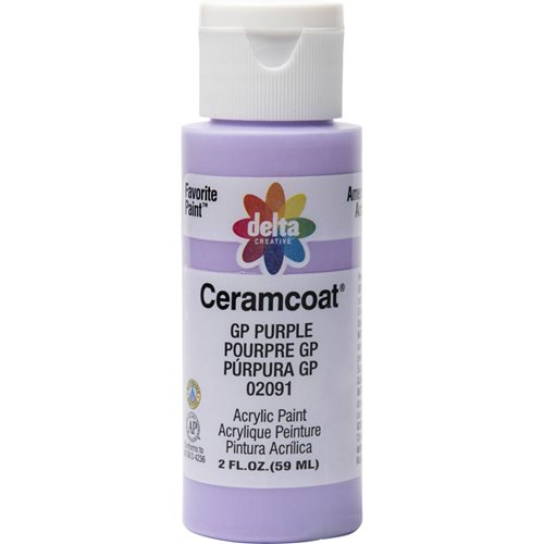 Delta Ceramcoat Acrylic Paint - GP Purple, 2 oz. - 020910202W