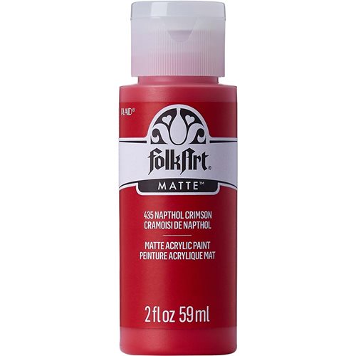FolkArt ® Acrylic Colors - Napthol Crimson, 2 oz. - 435