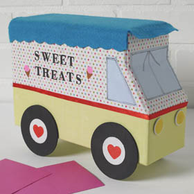 Box Idea for Valentines - Ice Cream Truck