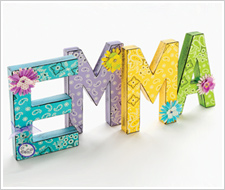 Decorated Wall Letters