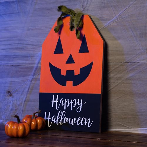 Happy Halloween Large Tag Sign
