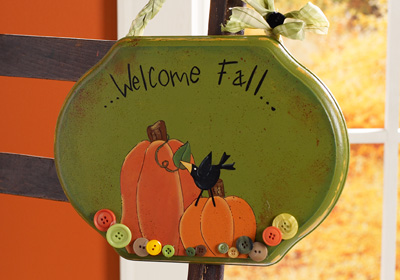 Welcome Fall Plaque