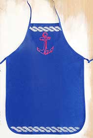 Anchor Apron for Father's Day
