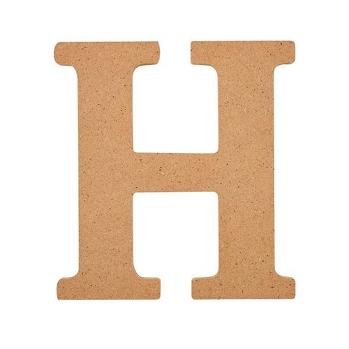 Plaid ® Wood Surfaces - 5 inch MDF Letter - H - 63561