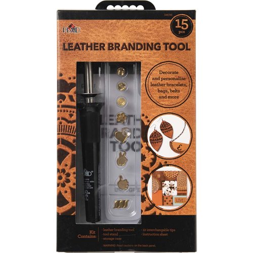 PLAID LEATHER BRANDING TOOL ELECTRICAL 15 PC