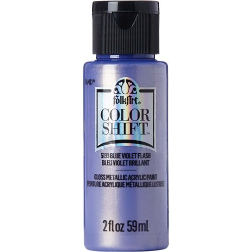 FolkArt ® Color Shift™ Acrylic Paint - Blue Violet Flash, 2 oz. - 5133