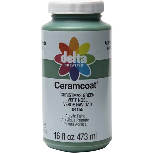 Delta Ceramcoat ® Acrylic Paint - Christmas Green, 16 oz. - 04155
