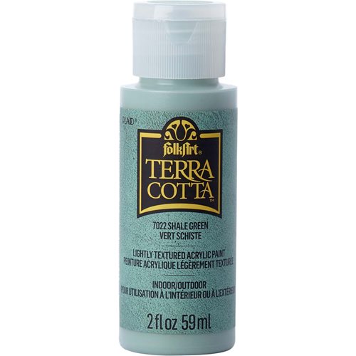FolkArt ® Terra Cotta™ Acrylic Paint - Shale Green, 2 oz. - 7022