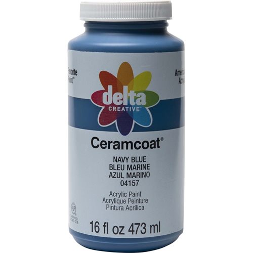Delta Ceramcoat ® Acrylic Paint - Navy Blue, 16 oz. - 04157