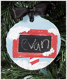 North Pole Sign Christmas Ornament