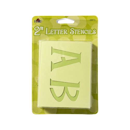 Plaid ® Stencils - Value Packs - Letter Stencils - Genie, 2"