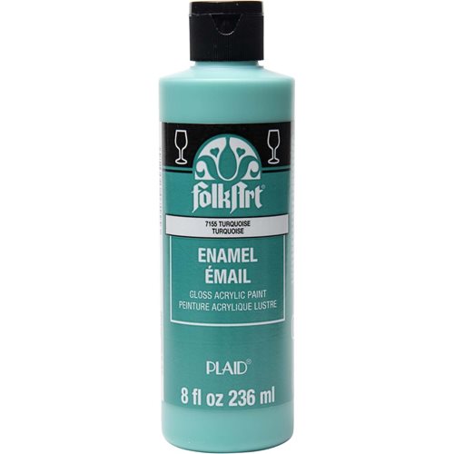 FolkArt ® Enamels™ - Turquoise, 8 oz. - 7155