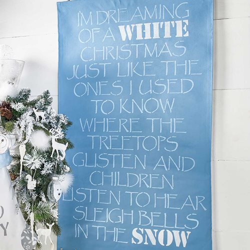 White Christmas Banner