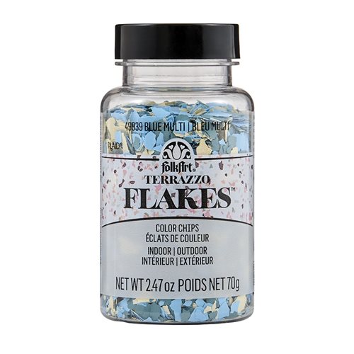 FolkArt ® Terrazzo Flakes - Blue Multi, 2.47 oz. - 49939