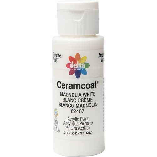 Delta Ceramcoat Acrylic Paint - Magnolia White, 2 oz. - 024870202W