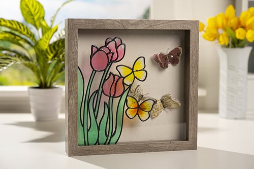 Gallery Glass Tulip Shadow Box