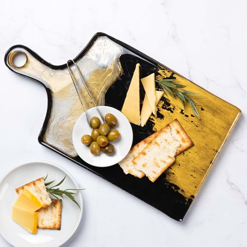 Gold and Black Cutting Board