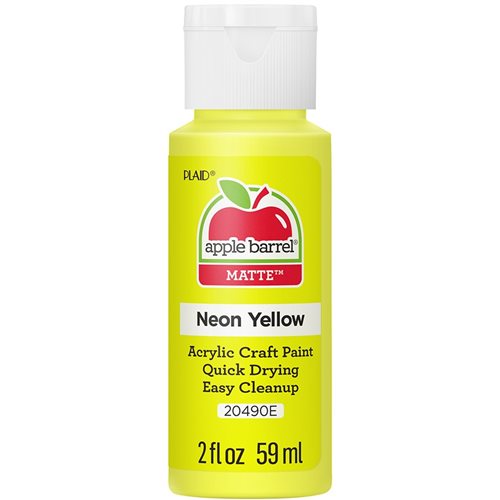 Apple Barrel ® Colors - Neon Yellow, 2 oz. - 20490