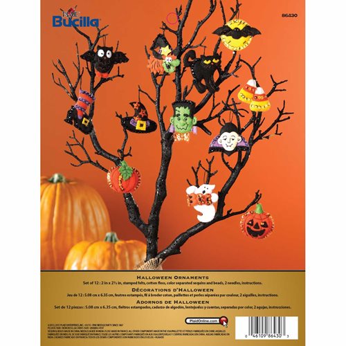 Bucilla ® Seasonal - Felt - Ornament Kits - Halloween - 86430