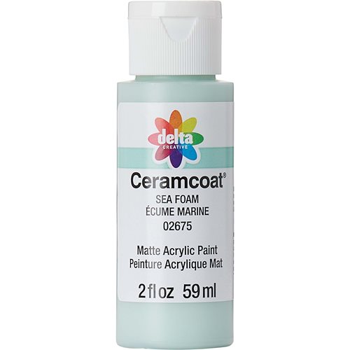 Delta Ceramcoat Acrylic Paint - Sea Foam, 2 oz. - 026750202W