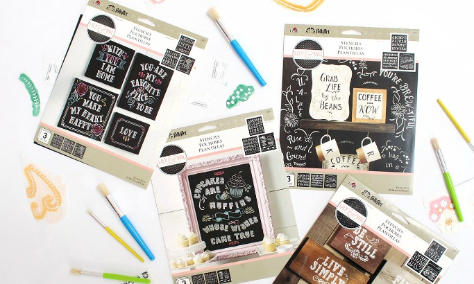 Make Your Own Chalkboard Art with Lily & Val Stencils