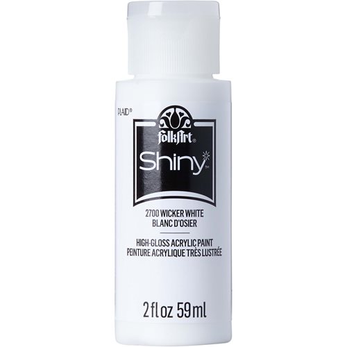 FolkArt ® Shiny™ Acrylic Paint - Wicker White, 2 oz. - 2700
