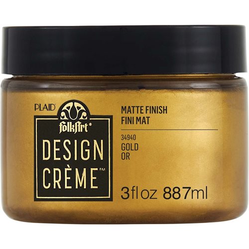 FolkArt ® Design Creme™ - Gold, 3 oz. - 34940