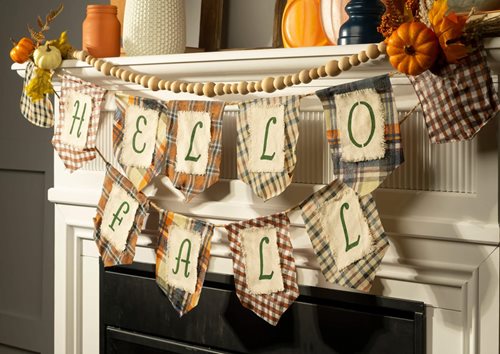 Make It Cozy Upcycled Fall Banner