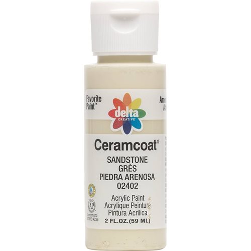 Delta Ceramcoat Acrylic Paint - Sandstone, 2 oz. - 024020202W