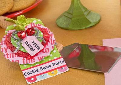 Christmas Cookie Swap Party- Invitation