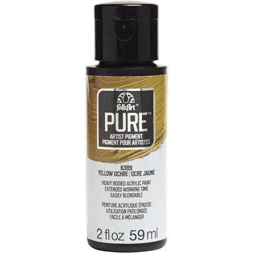 FolkArt ® Pure™ Artist Pigment - Yellow Ochre, 2 oz. - 6389