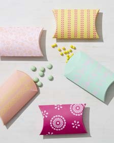 Stenciled Paper Party Favors