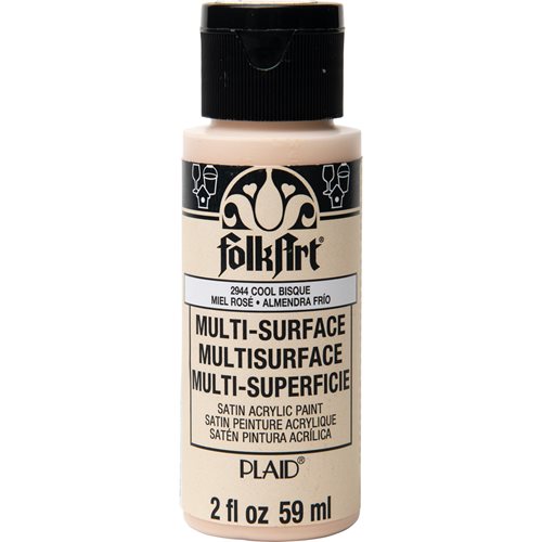 FolkArt ® Multi-Surface Satin Acrylic Paints - Cool Bisque, 2 oz. - 2944