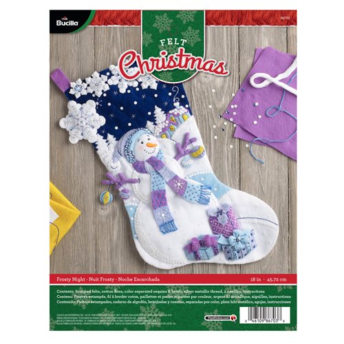 Bucilla ® Seasonal - Felt - Stocking Kits - Frosty Night - 86703