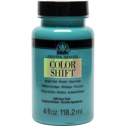 FolkArt ® Color Shift™ Acrylic Paint - Aqua Flash, 4 oz. - 5190