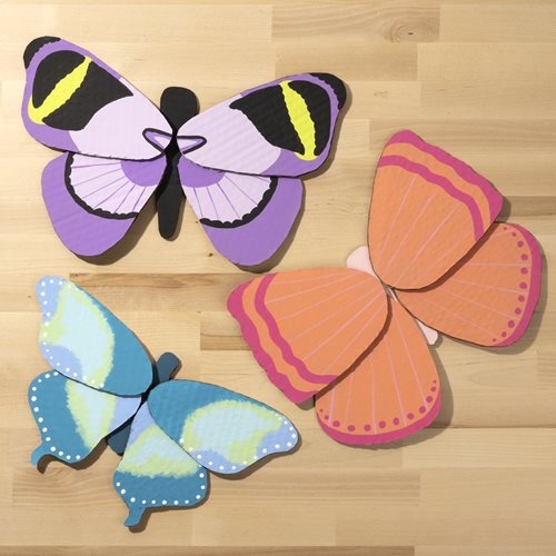 Cardboard Butterflies
