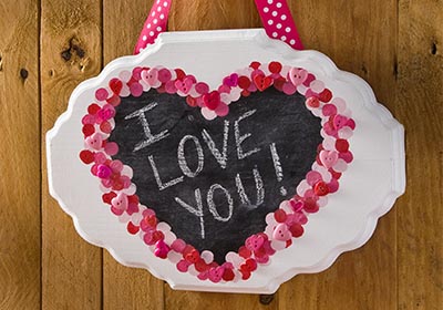 Valentine's Day Chalkboard Heart