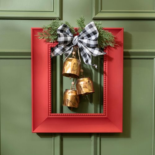 Upcycled Holiday Bells Wreath