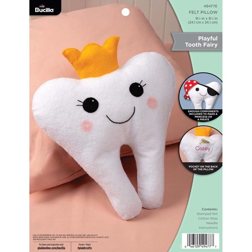 Bucilla ® Baby - Felt - Playful Tooth Fairy - Pillow - 49477E