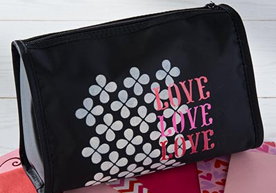 Love Love Love Cosmetic Bag