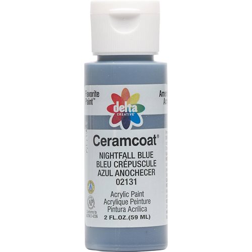 Delta Ceramcoat Acrylic Paint - Nightfall Blue, 2 oz. - 021310202W