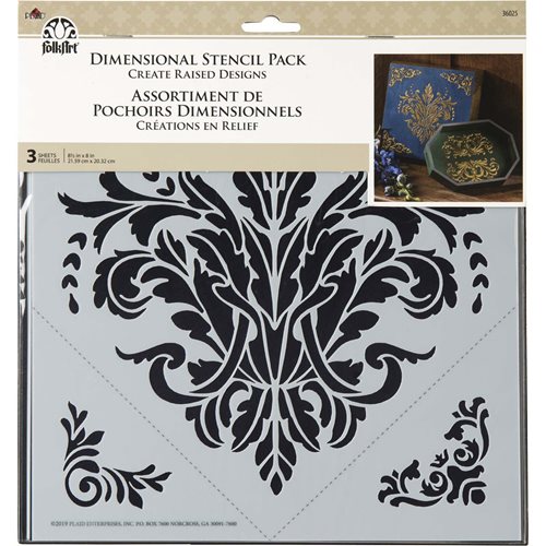 FolkArt ® Dimensional Stencil Pack - Architectural, 3 pc. - 36025