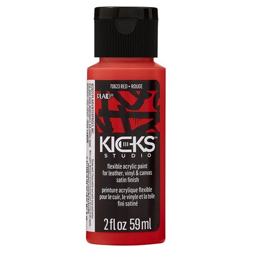 Kicks™ Studio Flexible Acrylic Paint - Red, 2 oz. - 70623