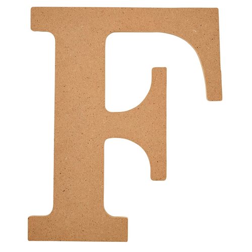 Plaid ® Wood Surfaces - 8 inch MDF Letter - F - 63585