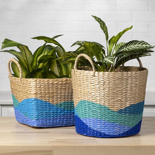 Glossy Ocean Baskets