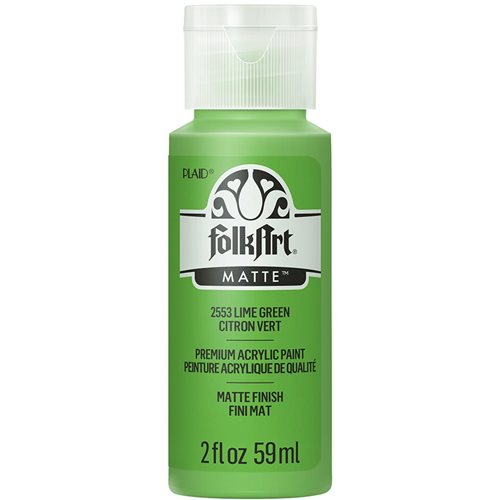 FolkArt ® Acrylic Colors - Lime Green, 2 oz. - 2553