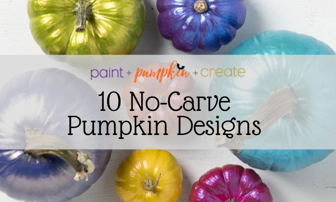 10 No-Carve Pumpkin Designs 